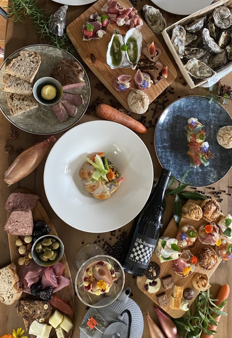 Komend weekend ons 4 gangen traiteurmenu met bijpassende wijn!
